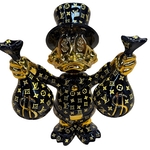 Dagobert Duck Beeld, Lior24, Zwart met goudkleurige accenten